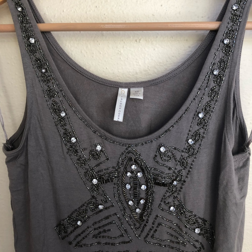 Gorgeous Embellished Top! Worn ONCE!